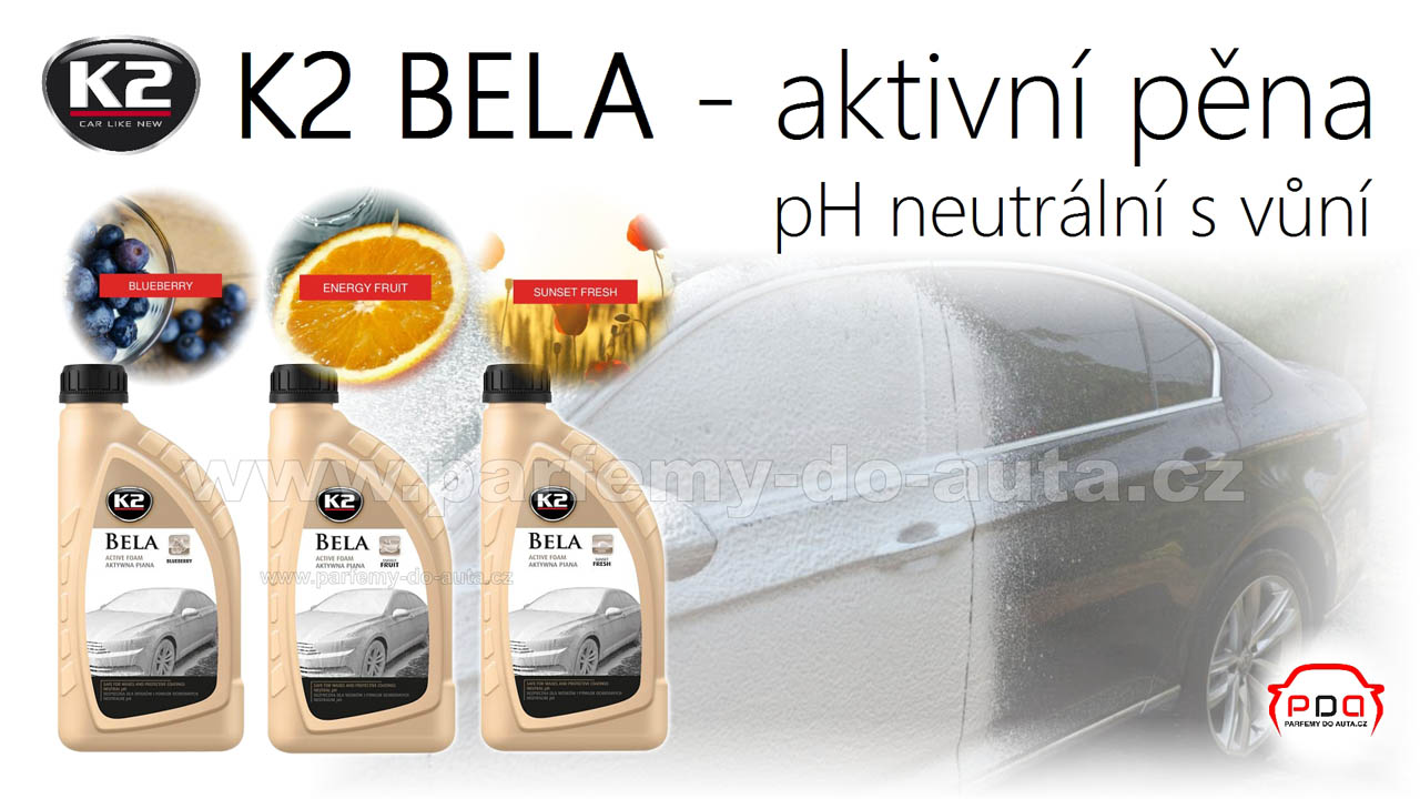 Aktivní pěna Bela K2 pH neutrální s vůní